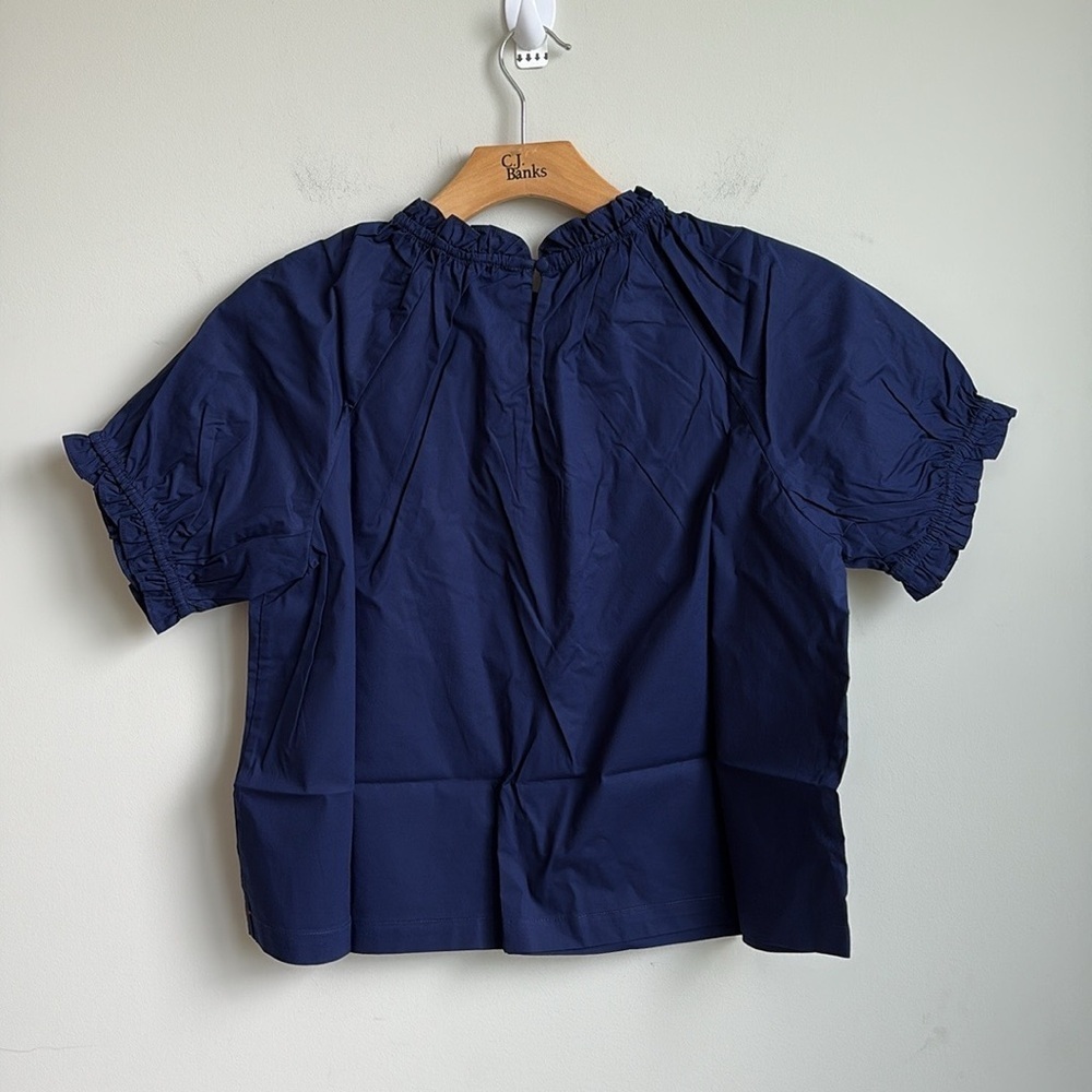 Hill House The Kit Top NAVY Size Medium NWT - Picture 3 of 4